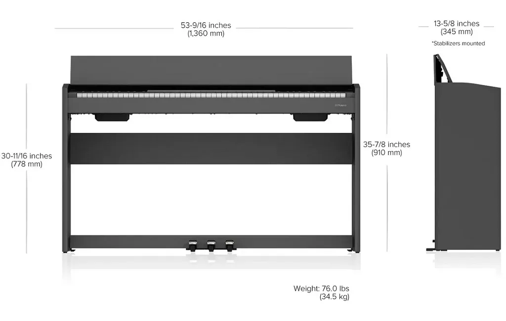 Цифрові піаніно Roland F107-BKX