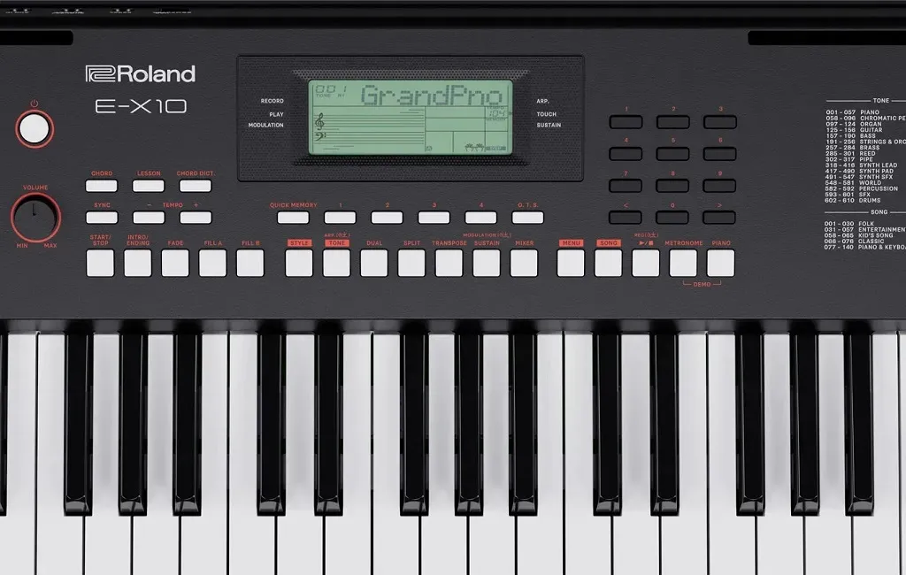Синтезаторы Roland E-X10