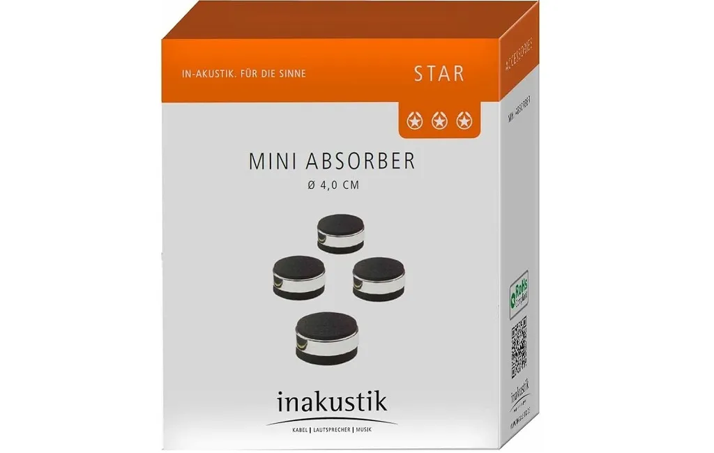 Антивибрационные подставки для аппаратуры Inakustik Star Mini Absorber Chrom Set 4