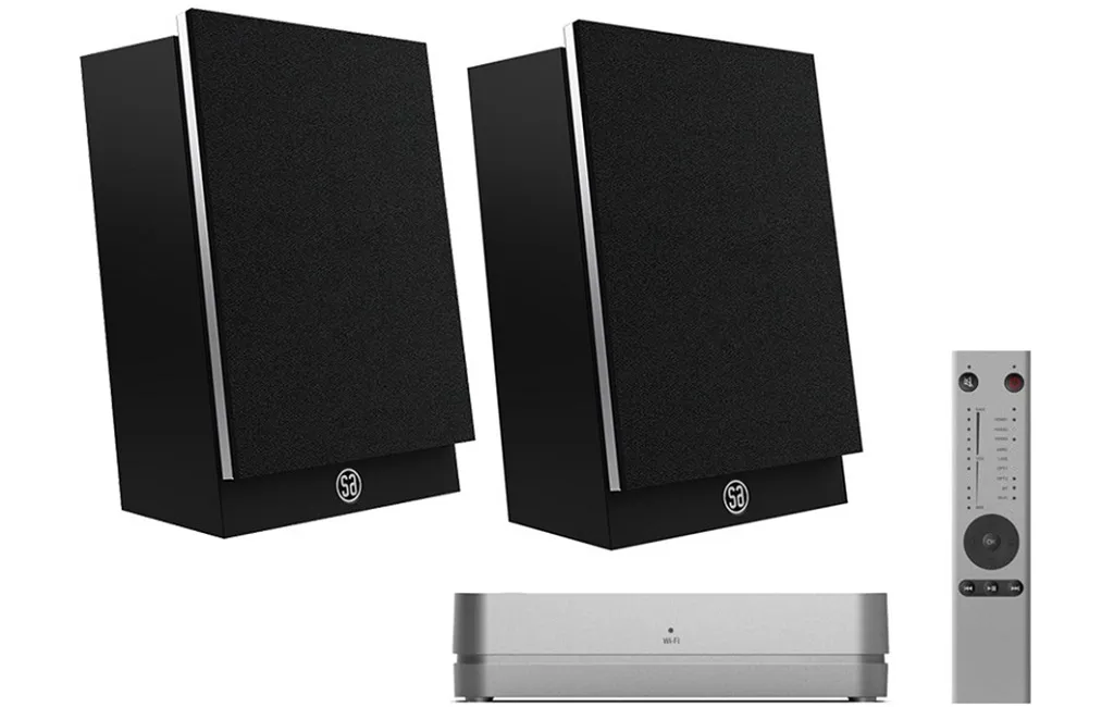 Активна полична акустика System Audio Silverback 1 Black