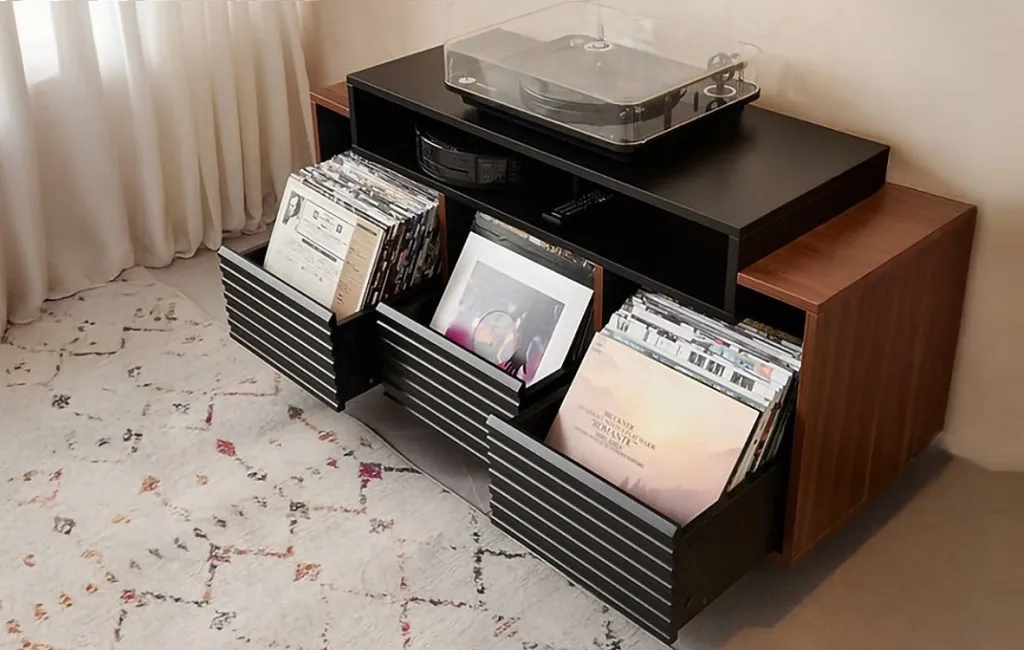 Стійки та тумби для HI-FI техніки NorStone Oslo 1200 White/Clear