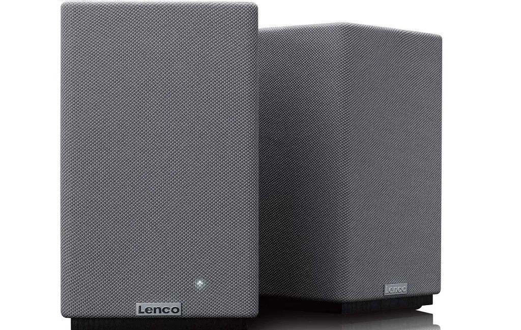 Активна полична акустика Lenco SPB-240BKGY