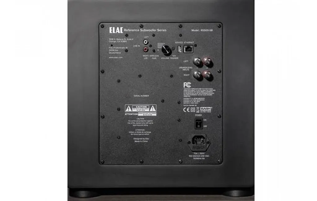 Сабвуферы Elac RS500 Satin Black