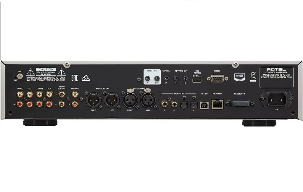 Предварительные усилители Rotel RC-1572 MkII Black