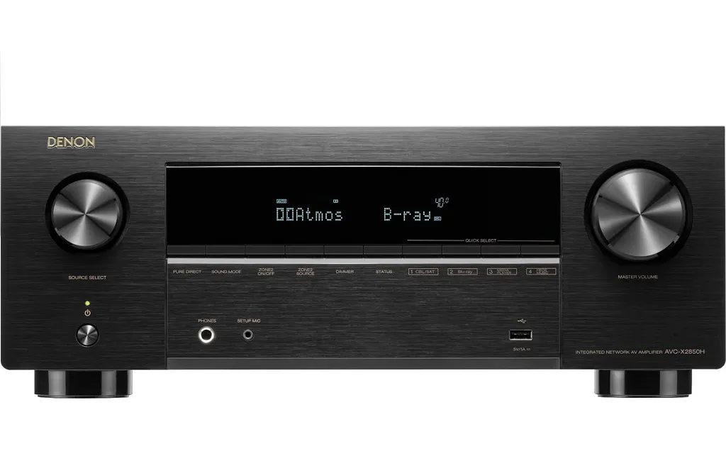 AV Ресиверы  Denon AVC-X2850H 8K (7.2 сh) Black