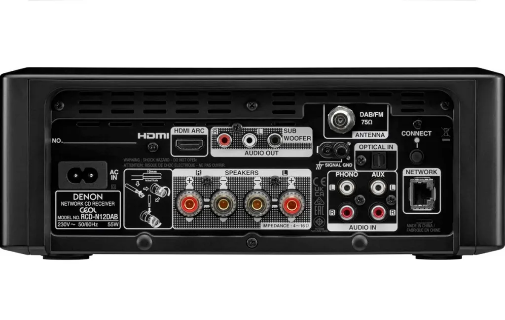 CD-ресиверы Denon CEOL RCD-N12 Black