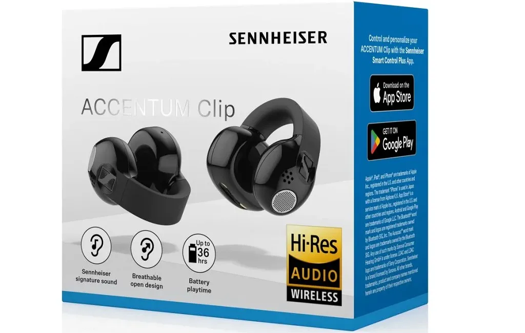 Бездротові навушники (Bluetooth) SENNHEISER ACCENTUM Clip Black