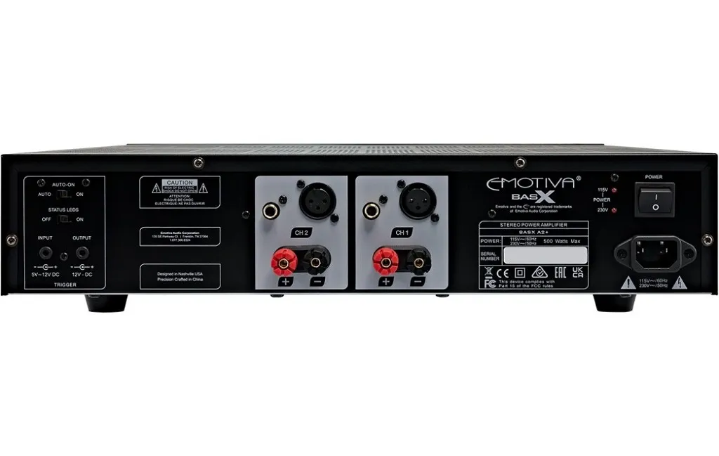 Підсилювачі потужності Emotiva BasX A2+ Black