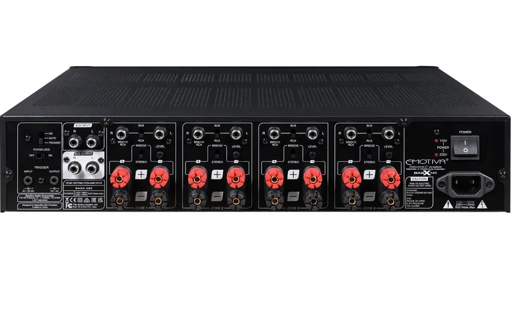 Підсилювачі потужності Emotiva BasX A8z Black