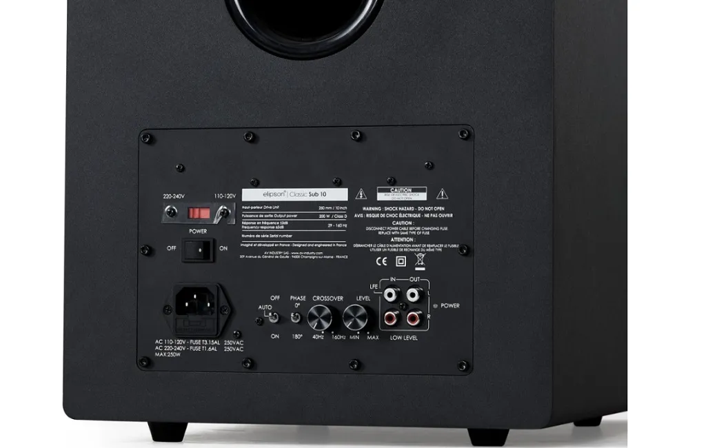 Сабвуфери Elipson CLASSIC SUB 10 Black