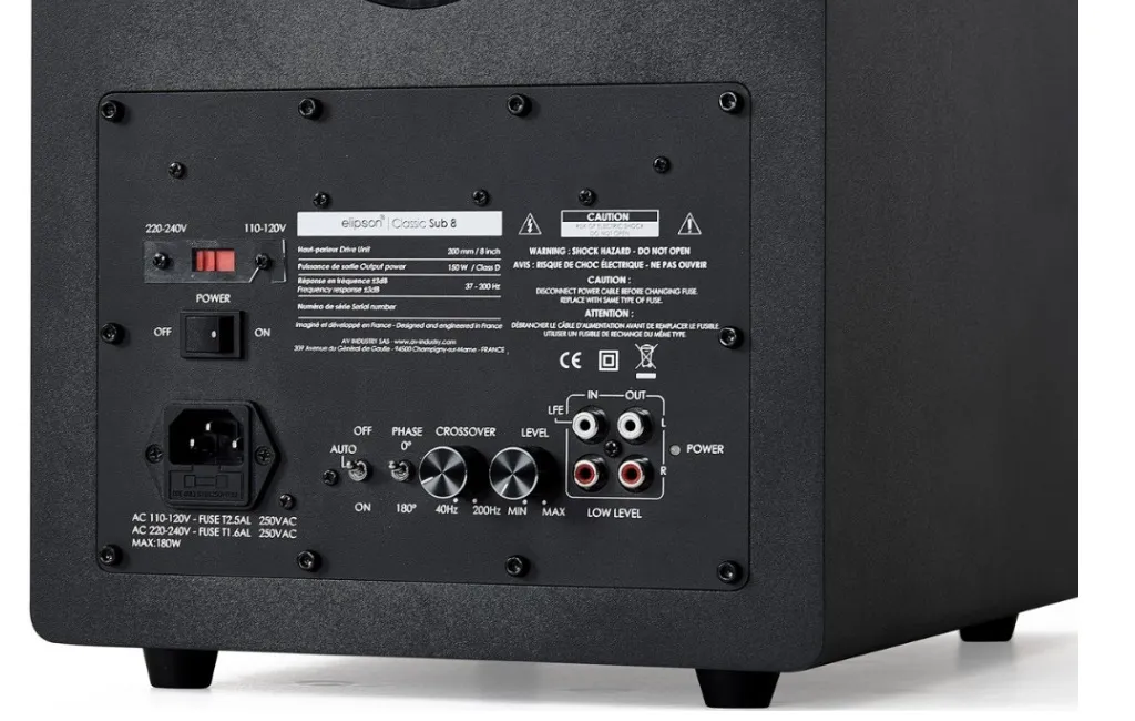 Сабвуфери Elipson CLASSIC SUB 8 Black
