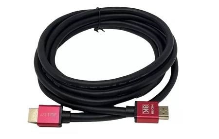TTAF HDMI 2.1 Cable Red 24K Gold 5m