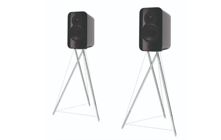 Q Acoustics CONCEPT 300 BLACK & ROSEWOOD PAIR With Stands (QA2730)