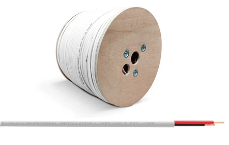 QED QX16/2 100M WHITE PVC FLAME-RET (QE4130)