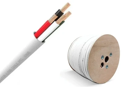 QED QX16/4 100M WHITE PVC FLAME-RET (QE4140)