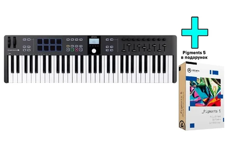 Arturia KeyLab Essential 61 mk3 (Black) + Arturia Pigments