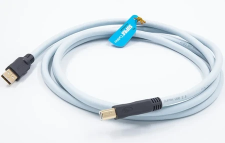 Supra USB 2.0 A-B BLUE 1M